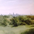 View of London from Hampstead Heath
